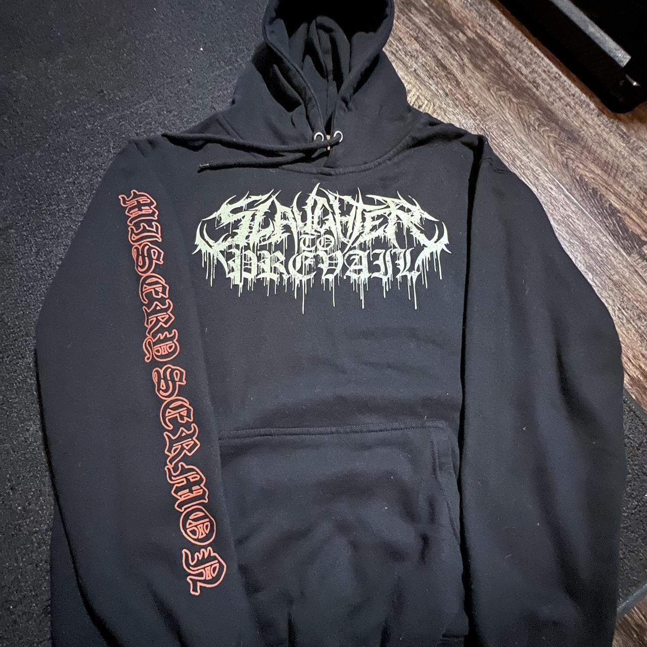 slaughter to prevail hoodie paypal only... - Depop