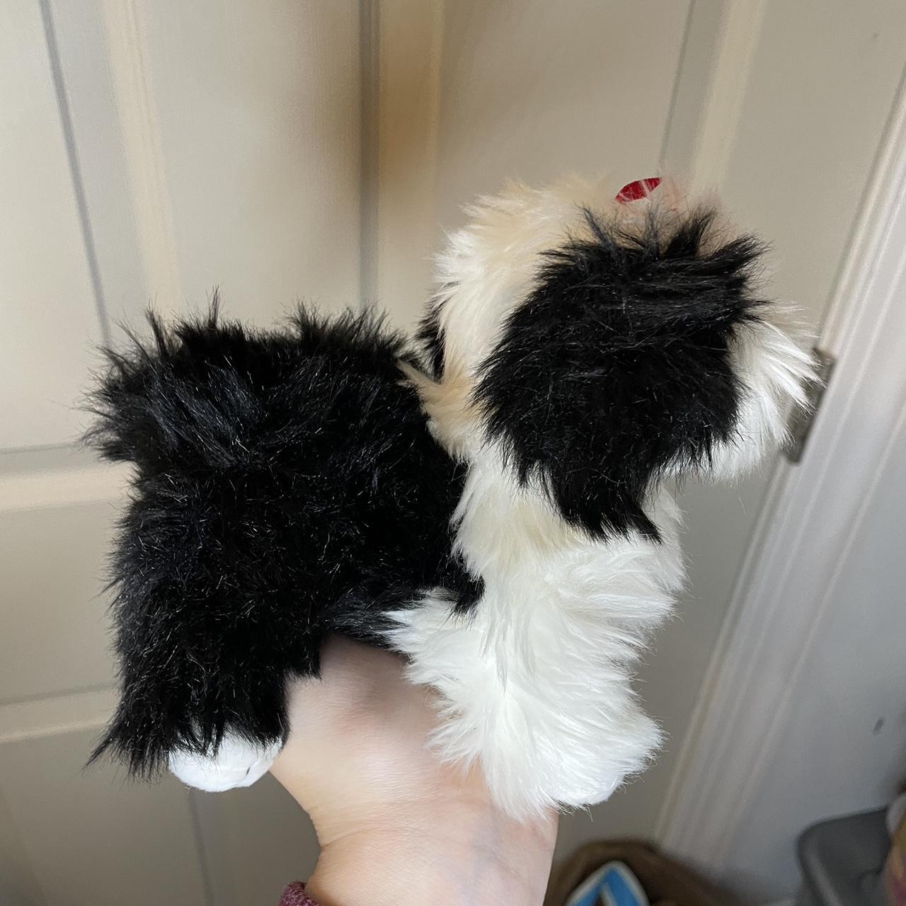 Black and white sale cockapoo stuffed animal