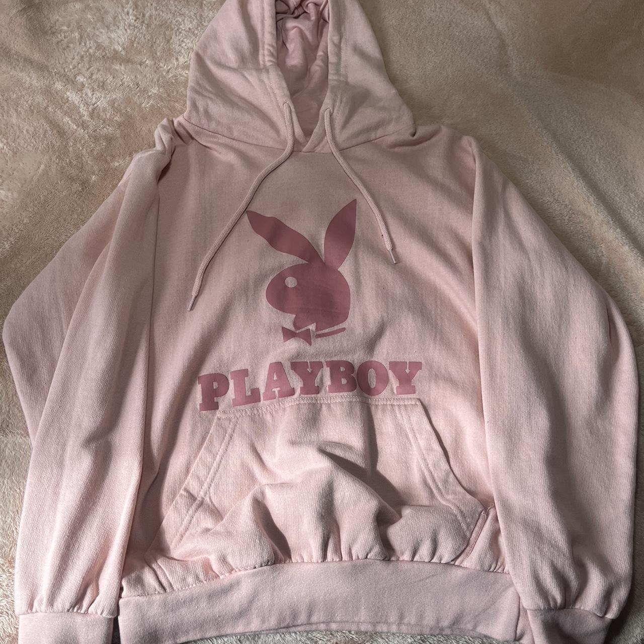 Pink playboy hoodie hot sale