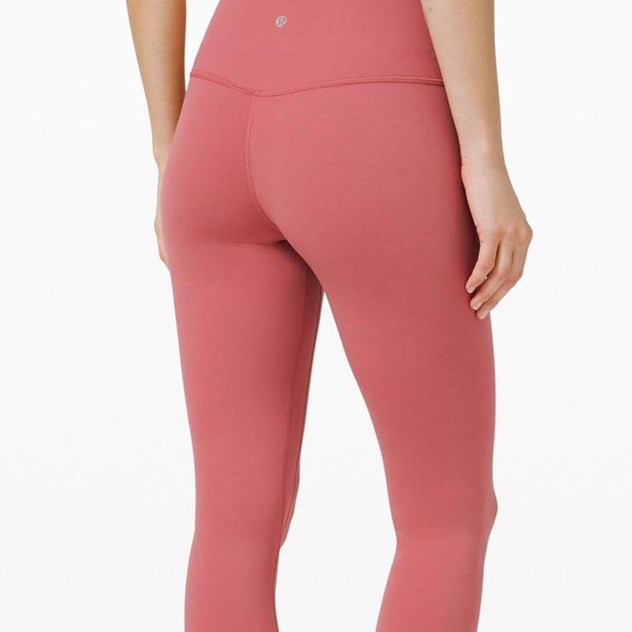 Lululemon Align pant cropped leggings Salmon pink
