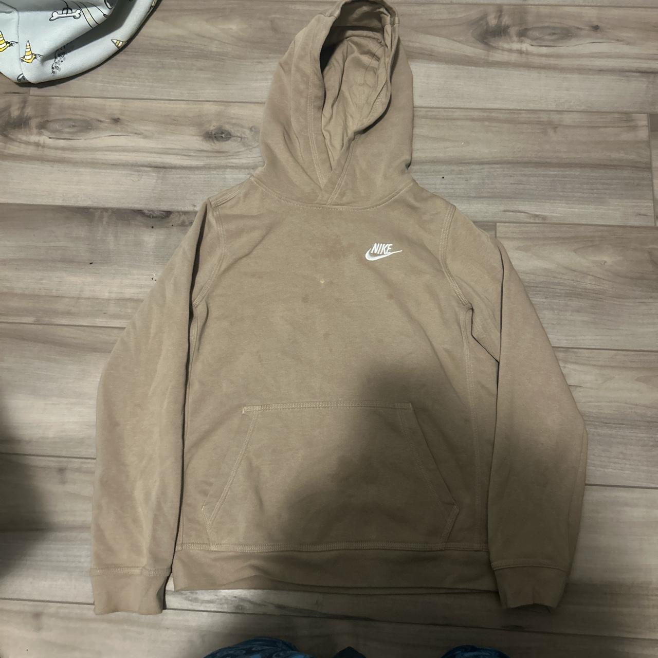 nikelab brown hoodie