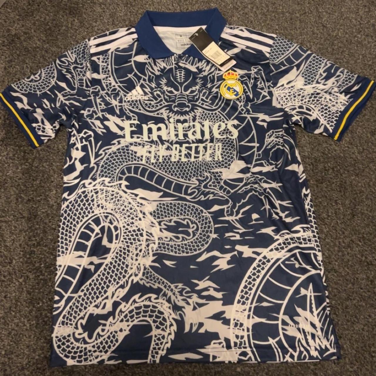 Blue Real Madrid Dragon Limited Edition Kit 🔵🏆⚪️ -... - Depop