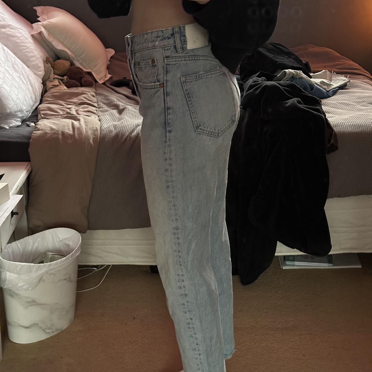 Zara jeans light blue. Size US 6 (810 Aus) Only... Depop