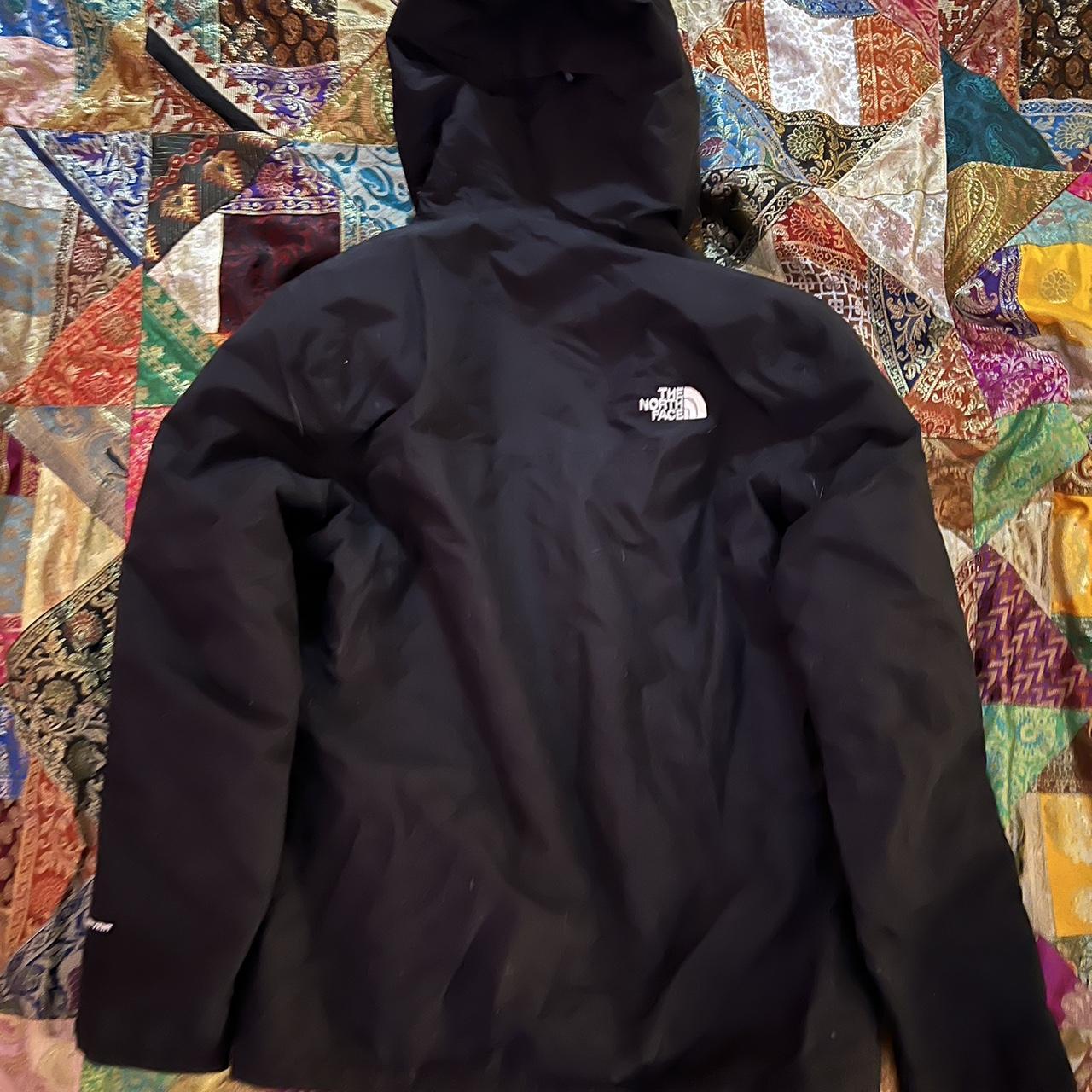 Black nortface windbreaker gorpcore - Depop