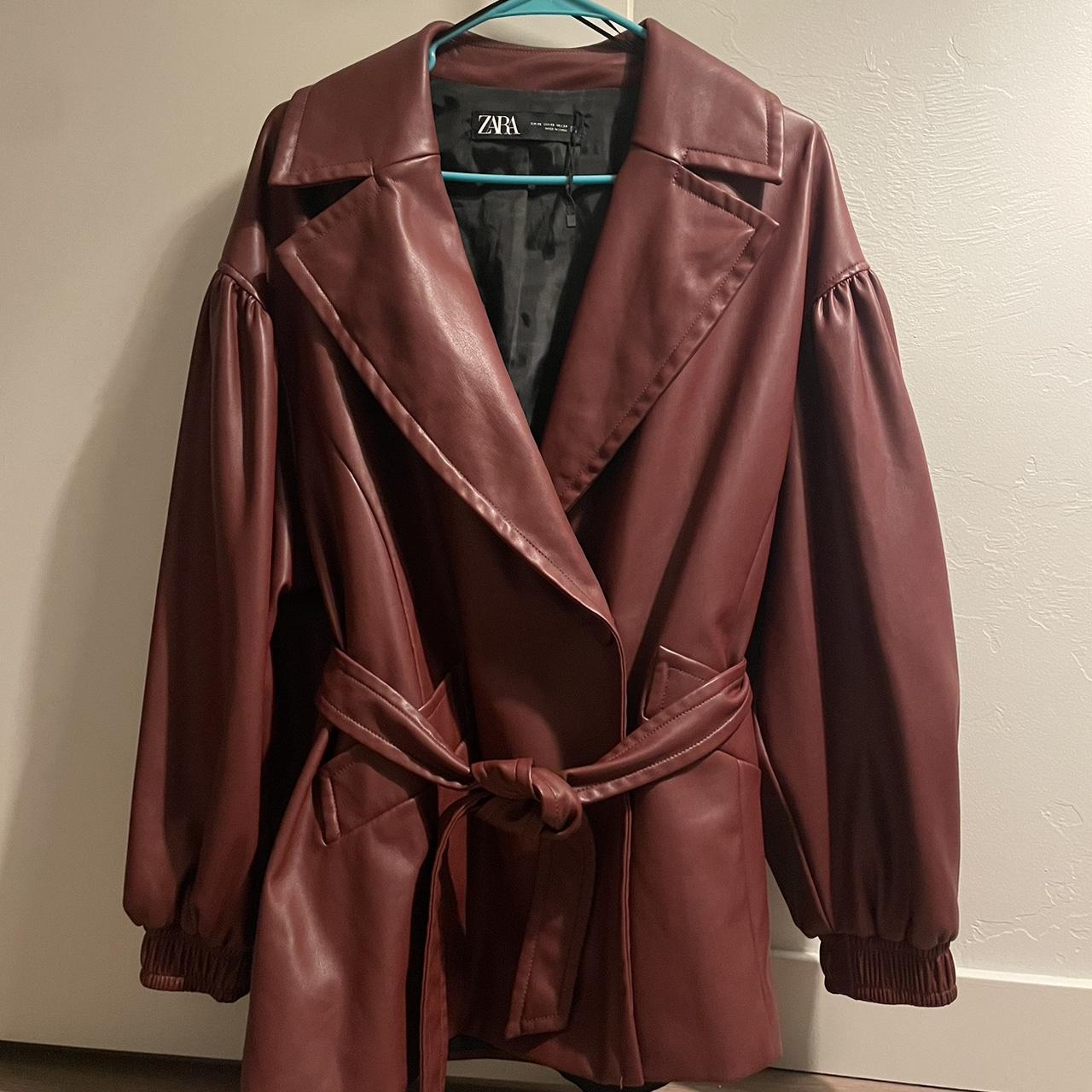 Zara 2024 maroon jacket