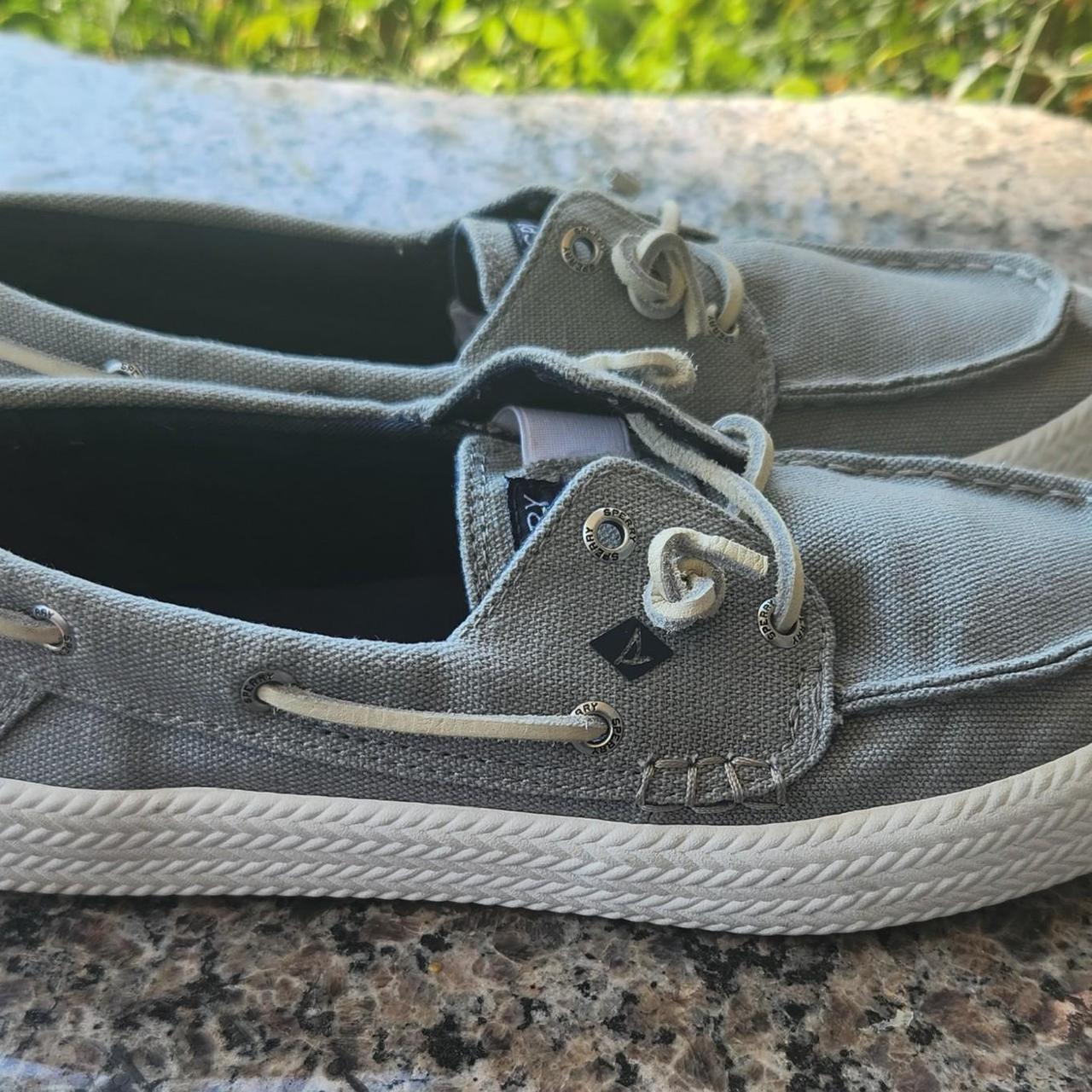 Fashion grey sperrys women's