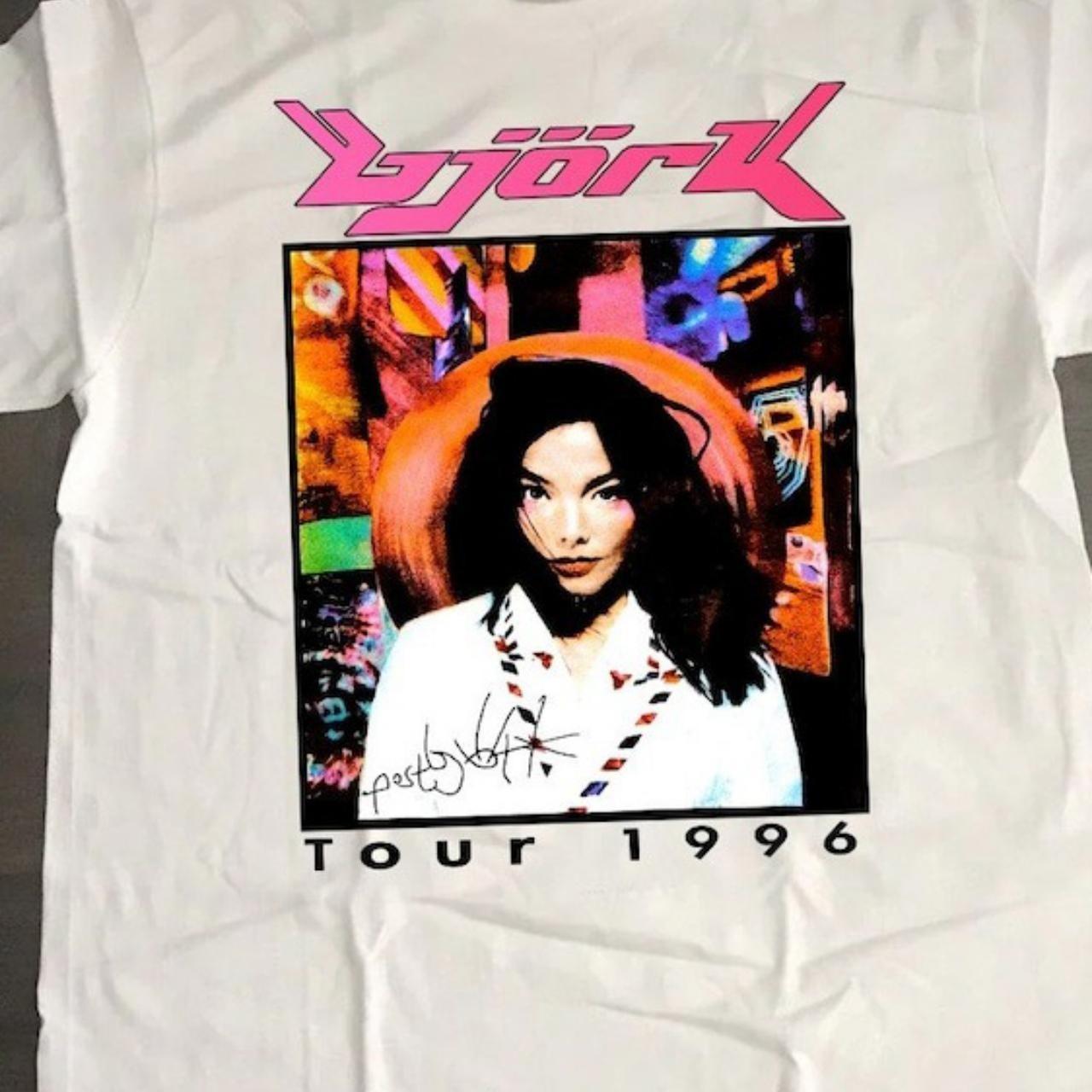 トップス Bjork 1995 1995 BJORK POST VINTAGE T-SHIRT THE SUGARCUBES TRIP HOP | Defunkd