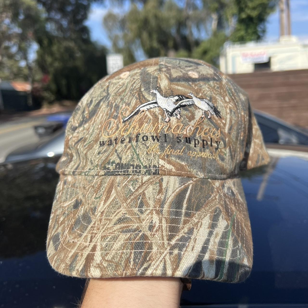 camo duck hat - Depop