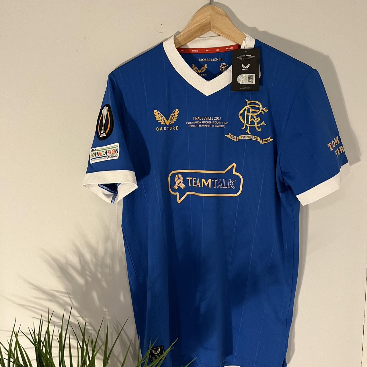 Rangers 2022 UEFA Europa League Final Football... - Depop