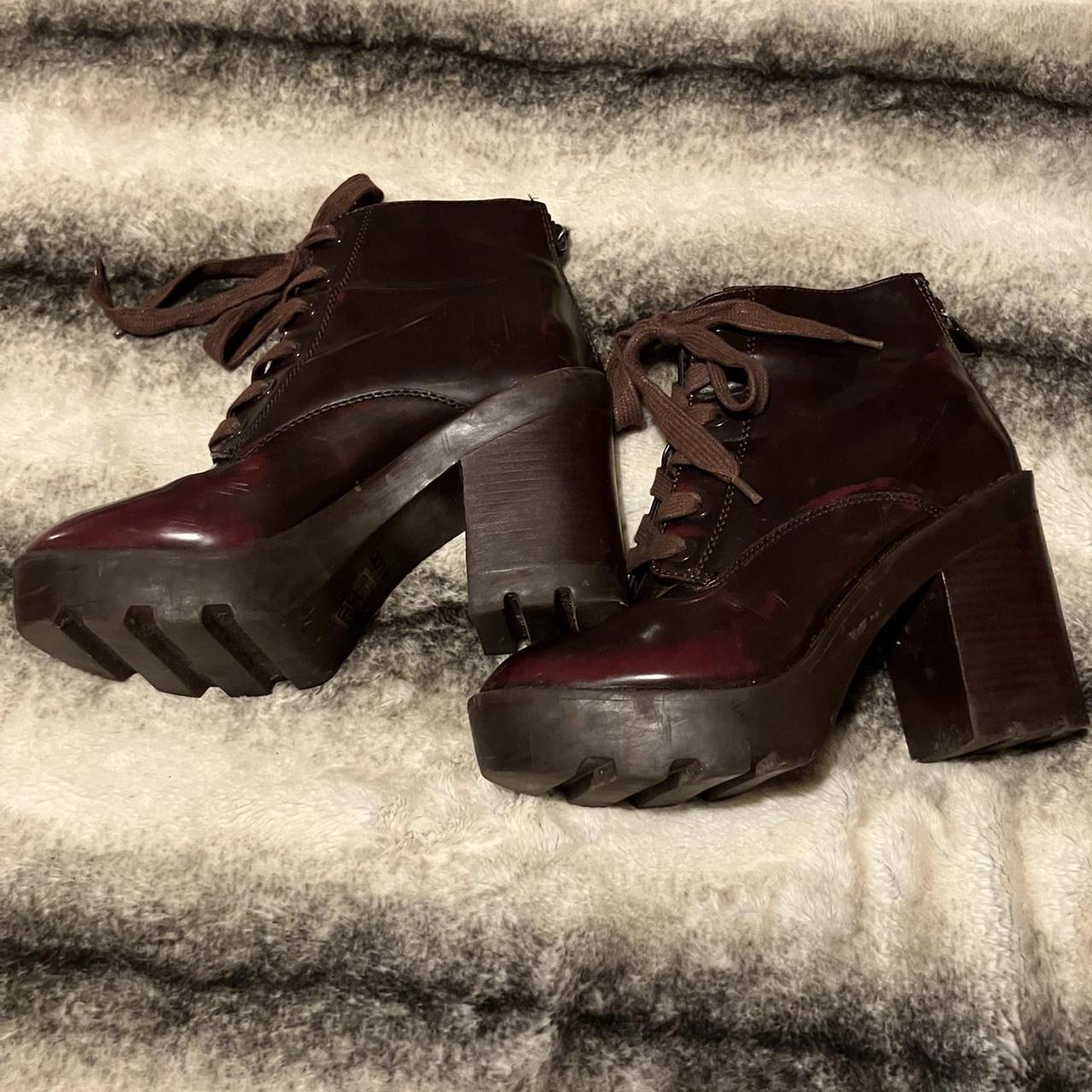 Aldo burgundy outlet boots