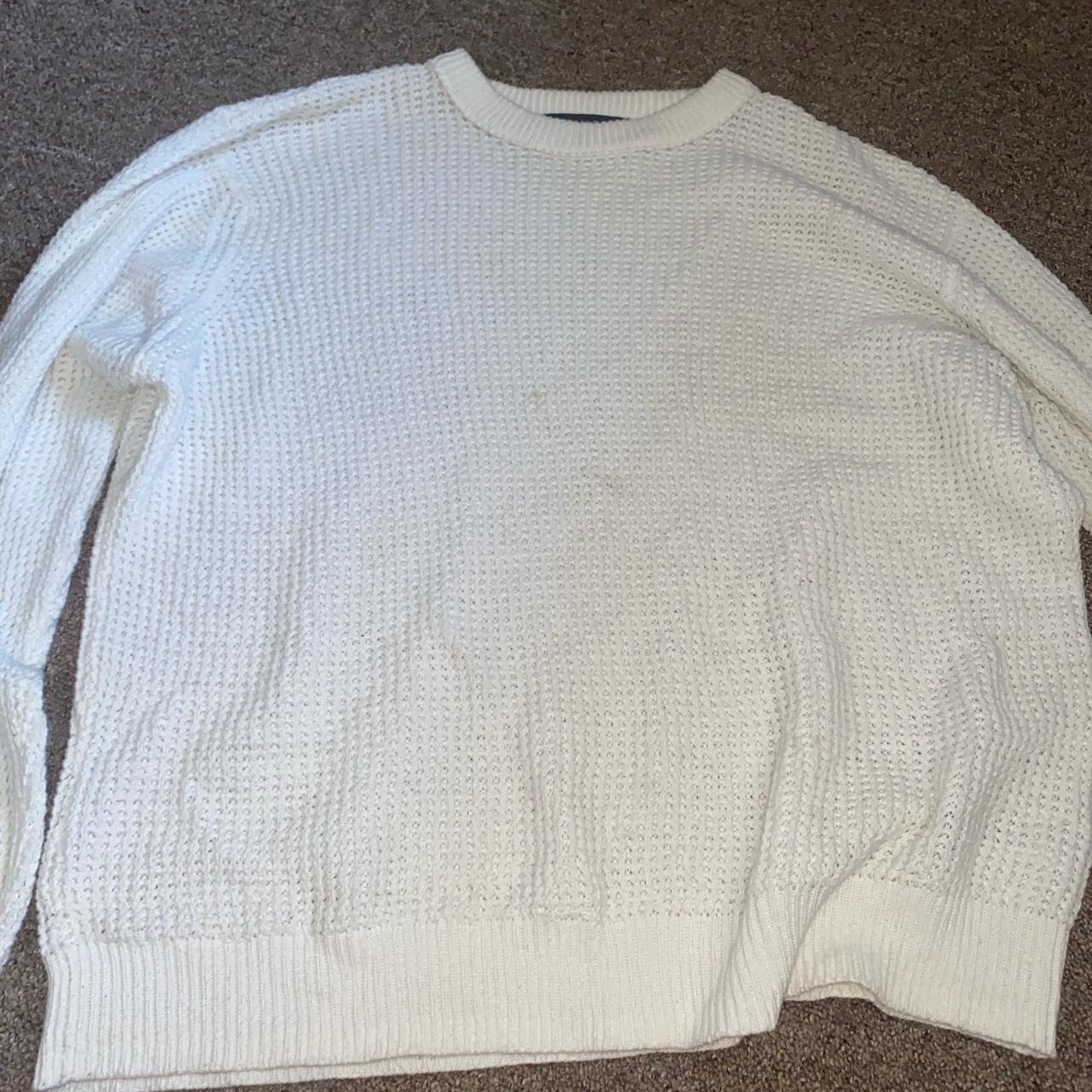 Primark white outlet jumper