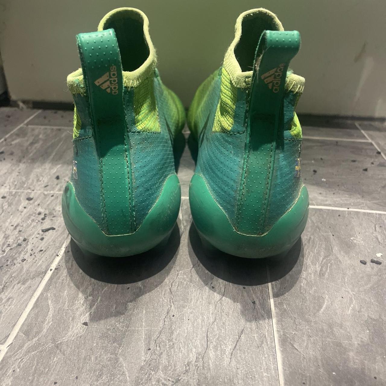 Very rare adidas ace football boots Green Size 10... - Depop