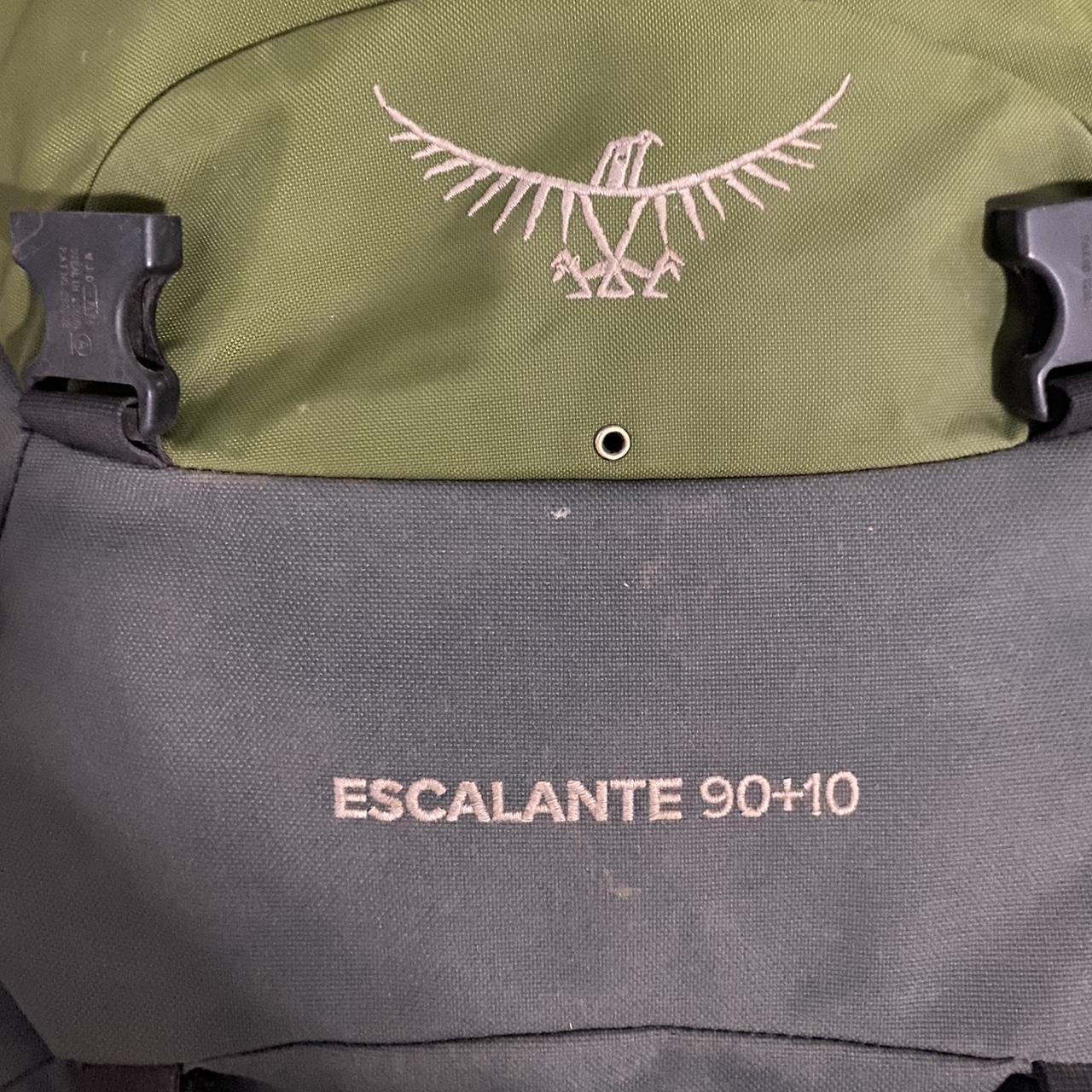 Osprey Escalante 90+10 Green Open Sky Backpack. Used... Depop