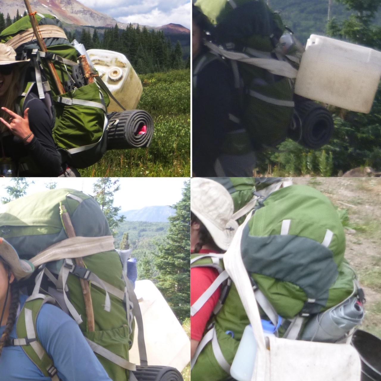 Osprey Escalante 90+10 Green Open Sky Backpack. Used... Depop