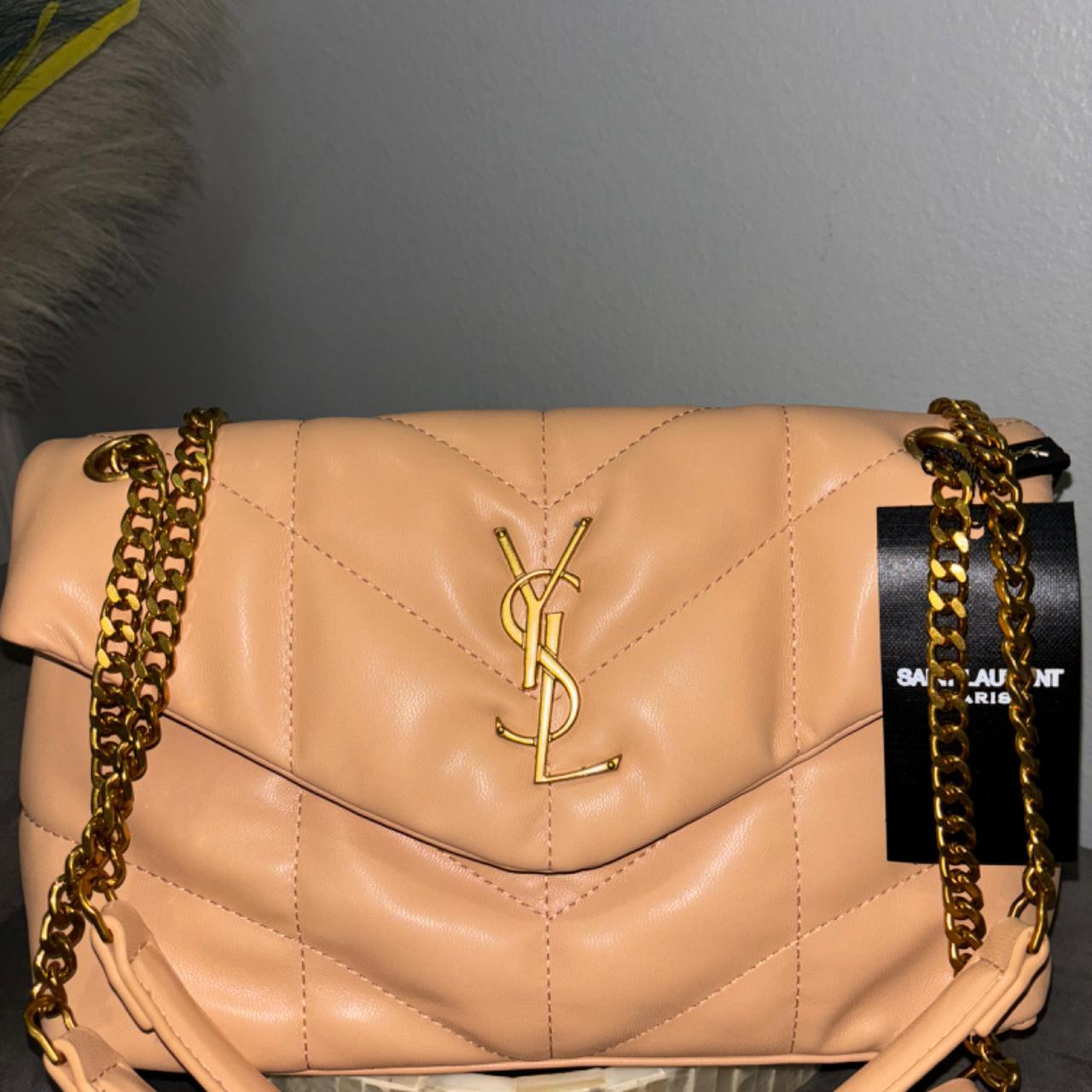 Ysl gold chain discount strap