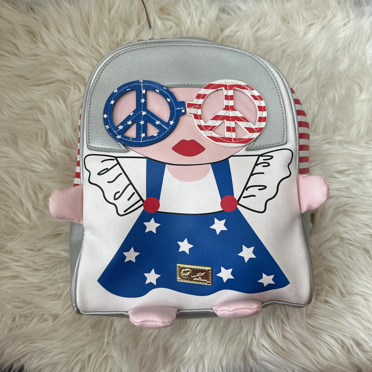 Betsey Johnson American Girl Backpack Purse with a. Depop