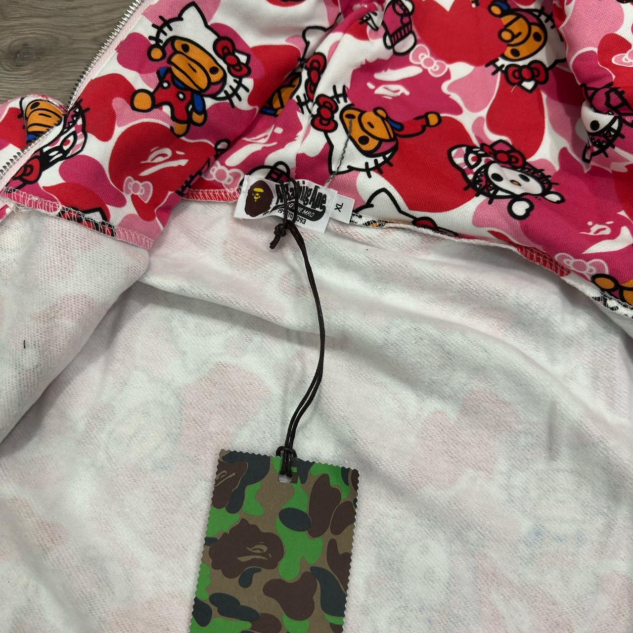 Bape hoodie rare hello kitty edition comes with... - Depop