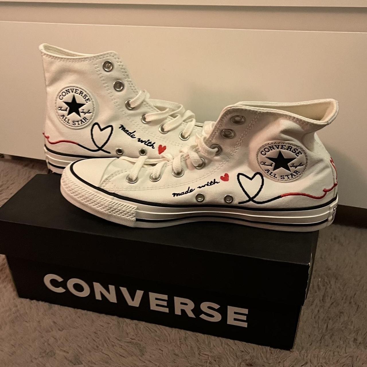 Made with love converse Limited edition converse. Depop