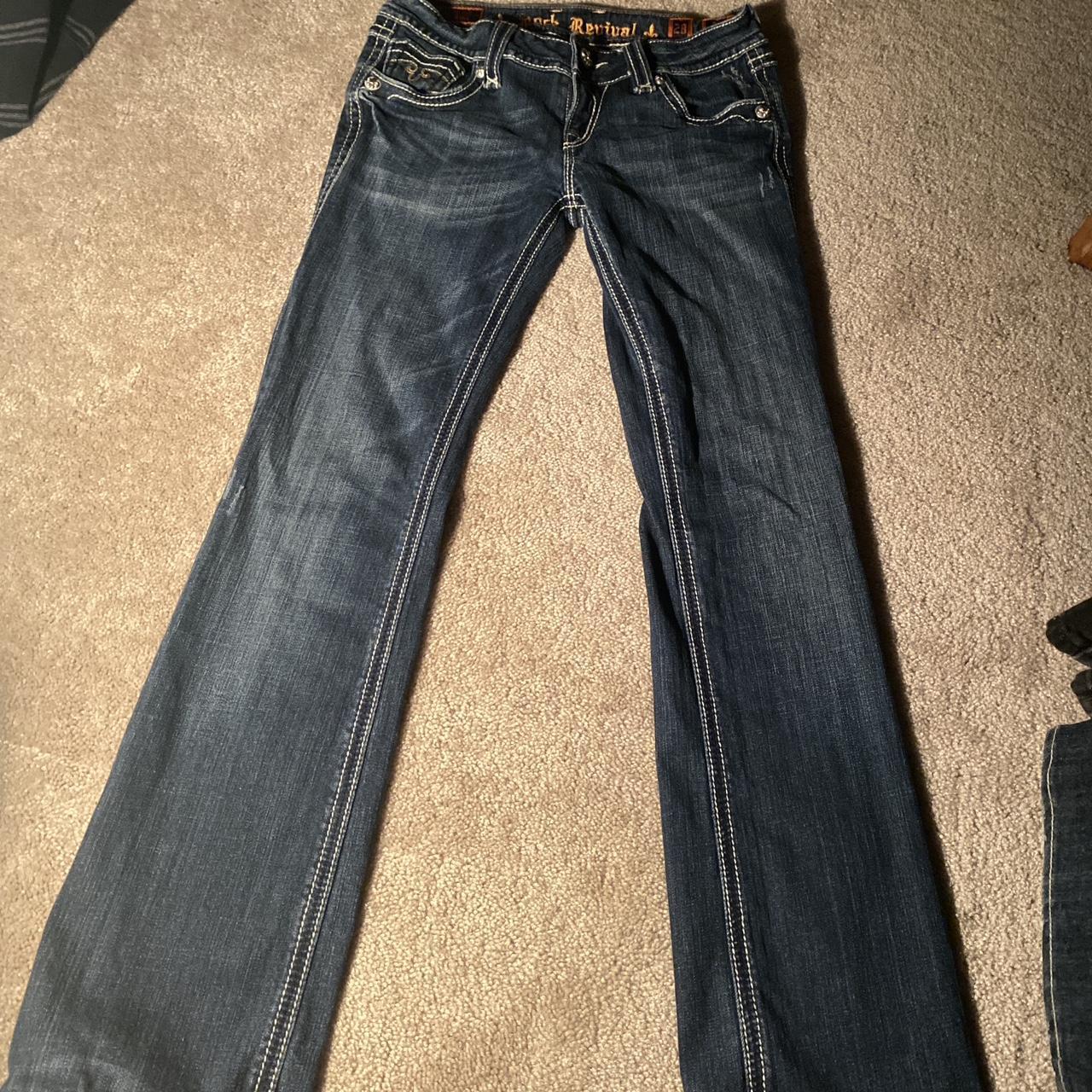 Rock Revival Jeans y2k/trashy y2k/women jeans size... - Depop