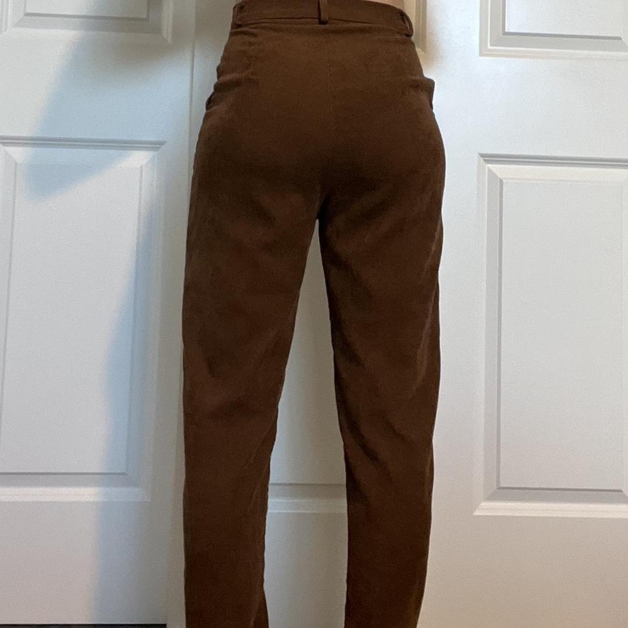 Brown corduroy pants womens - Depop