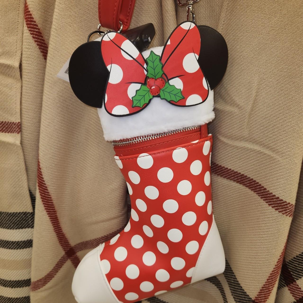 Loungefly X Disney Minnie Mouse Christmas Stocking Cosplay hotsell Crossbody Bag