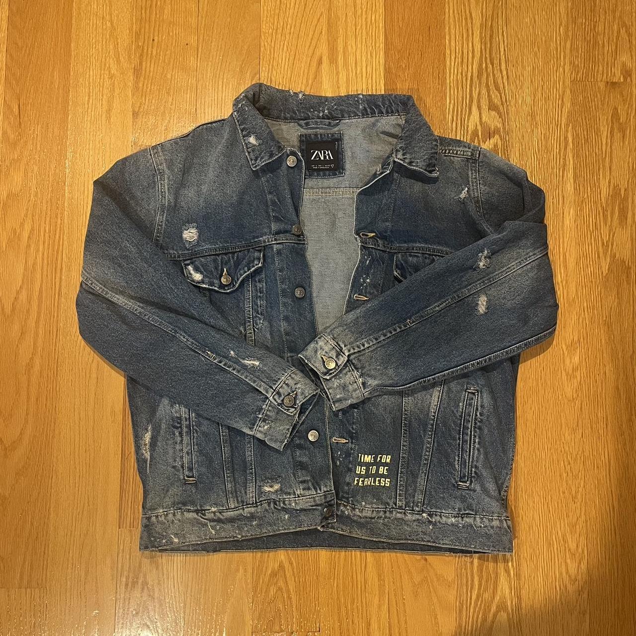 Zara fearless cheap denim jacket