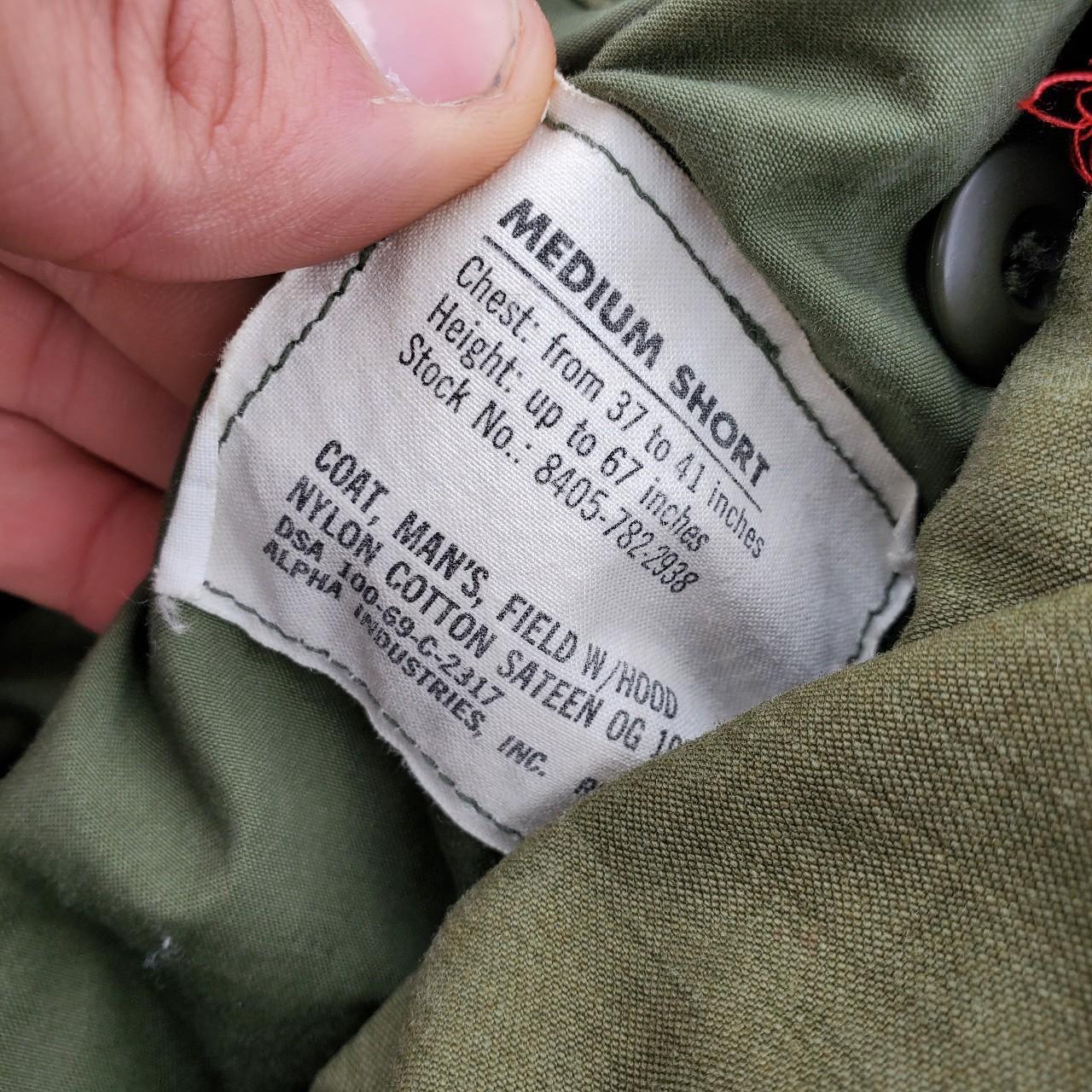 vintage 60s M65 field jacket og107 medium short... Depop