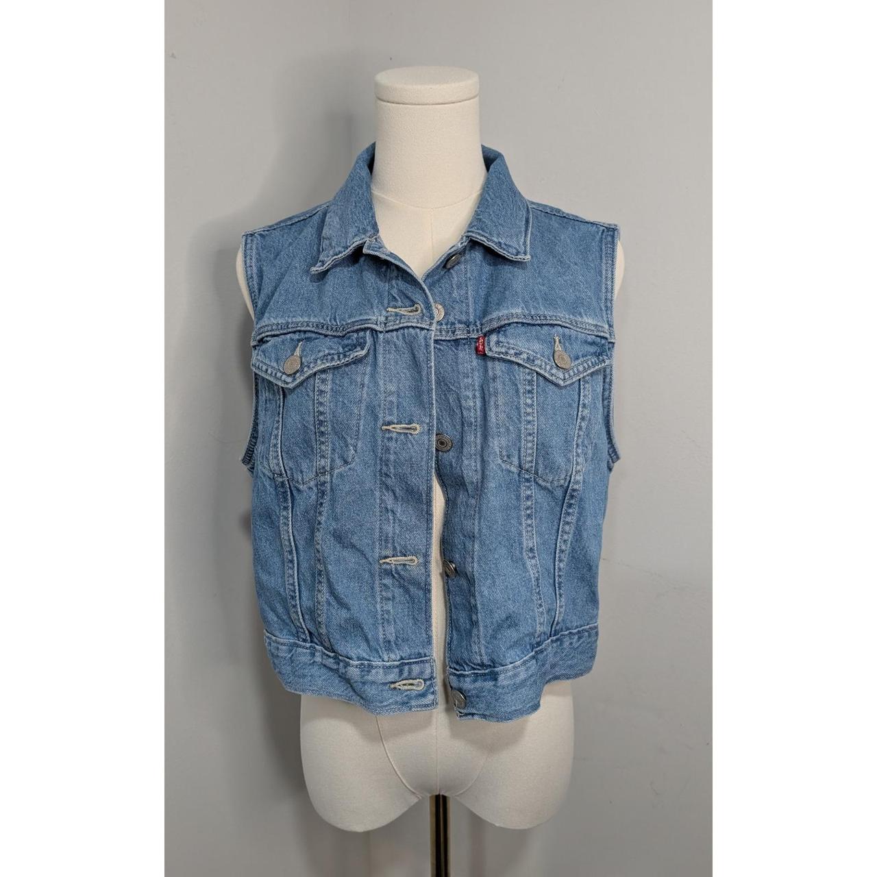 Levi's Women's Vest - Blue - L – Levis Womens Den… - image 1