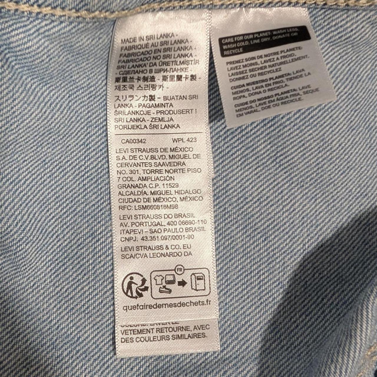 Levi's Women's Vest - Blue - L – Levis Womens Den… - image 8