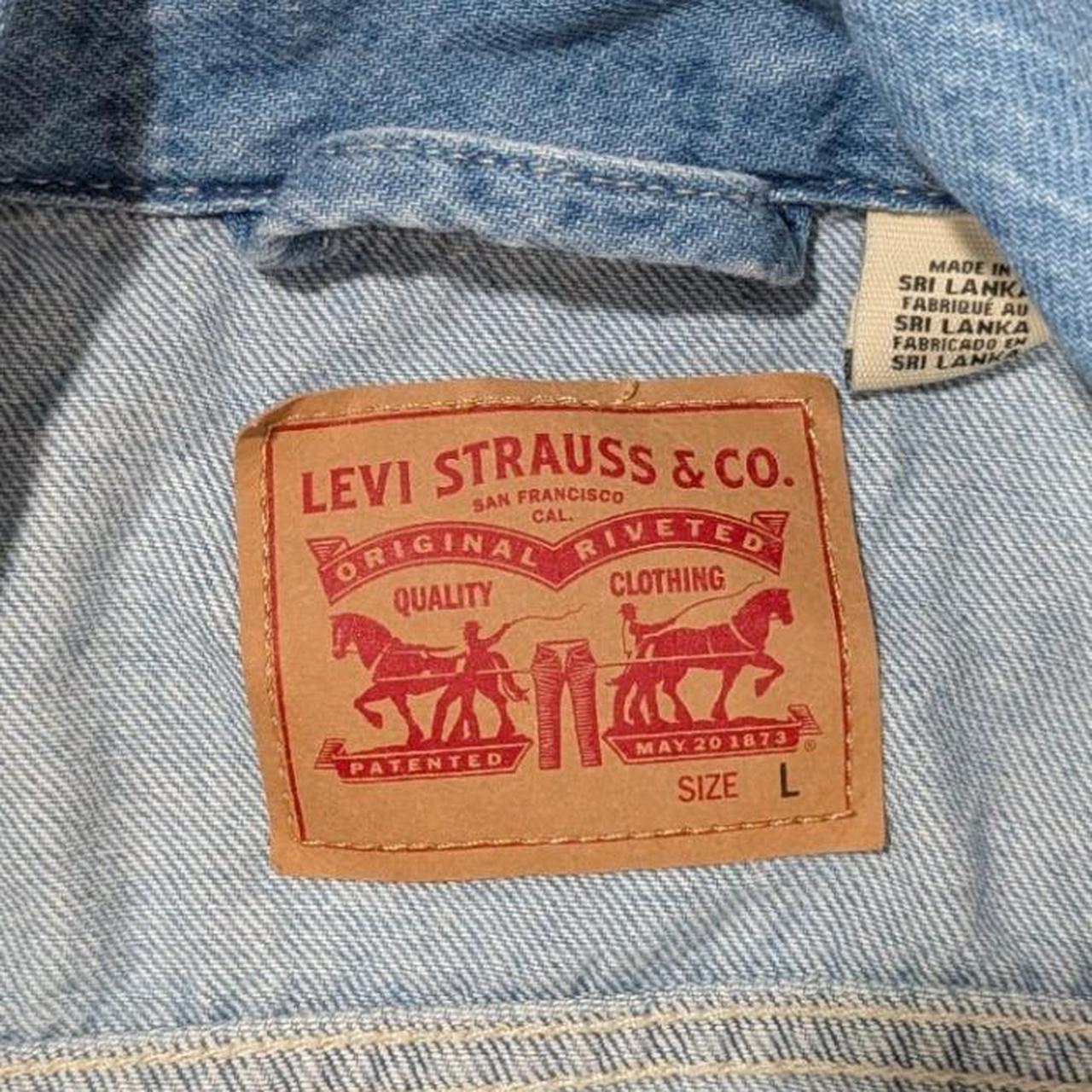 Levi's Women's Vest - Blue - L – Levis Womens Den… - image 5