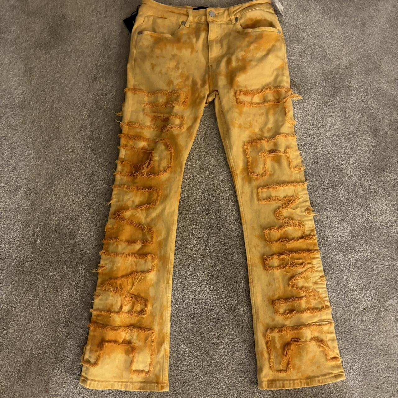 Baggy stacked Jeans Homme Femme Original Price