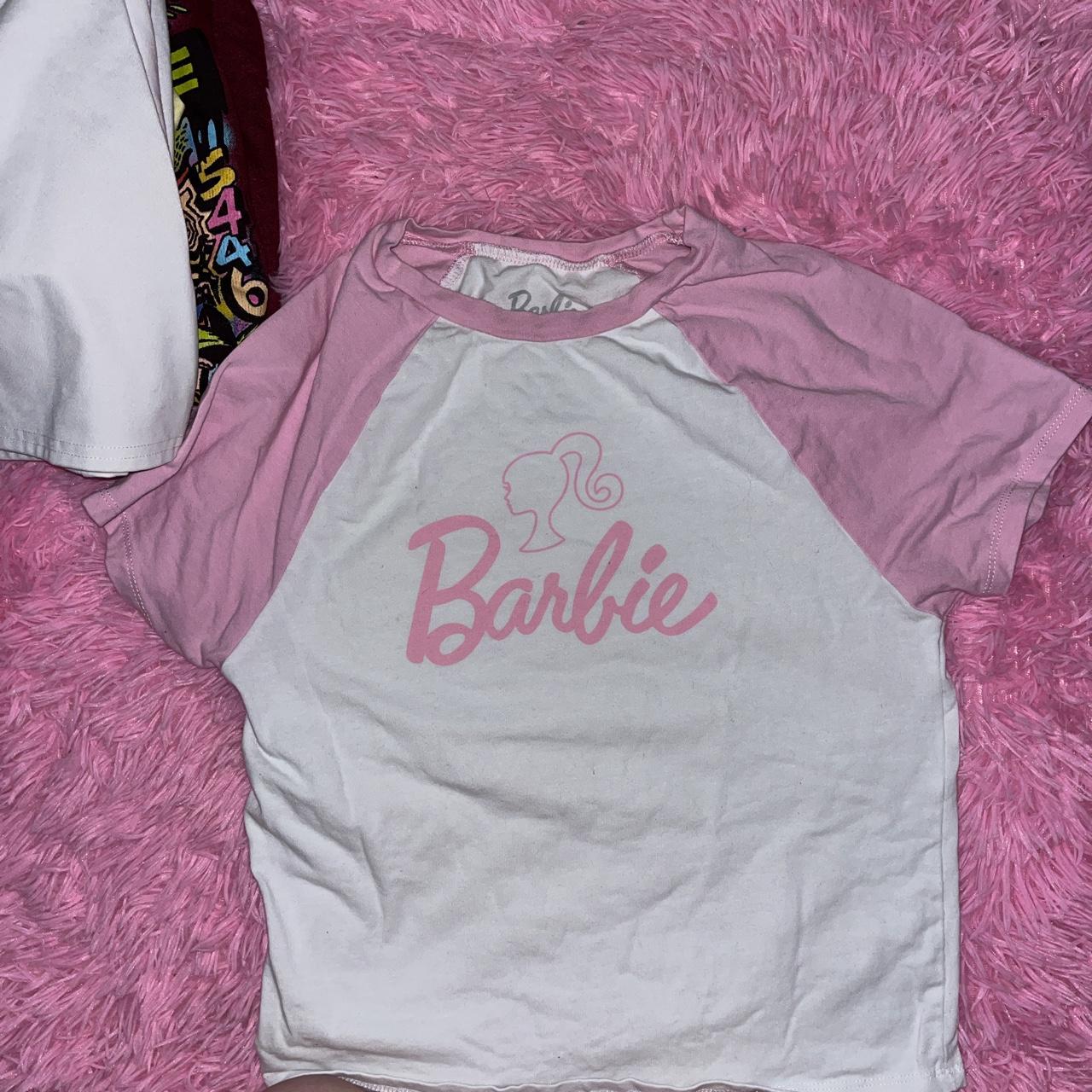 m barbie shirt. barely worn - Depop