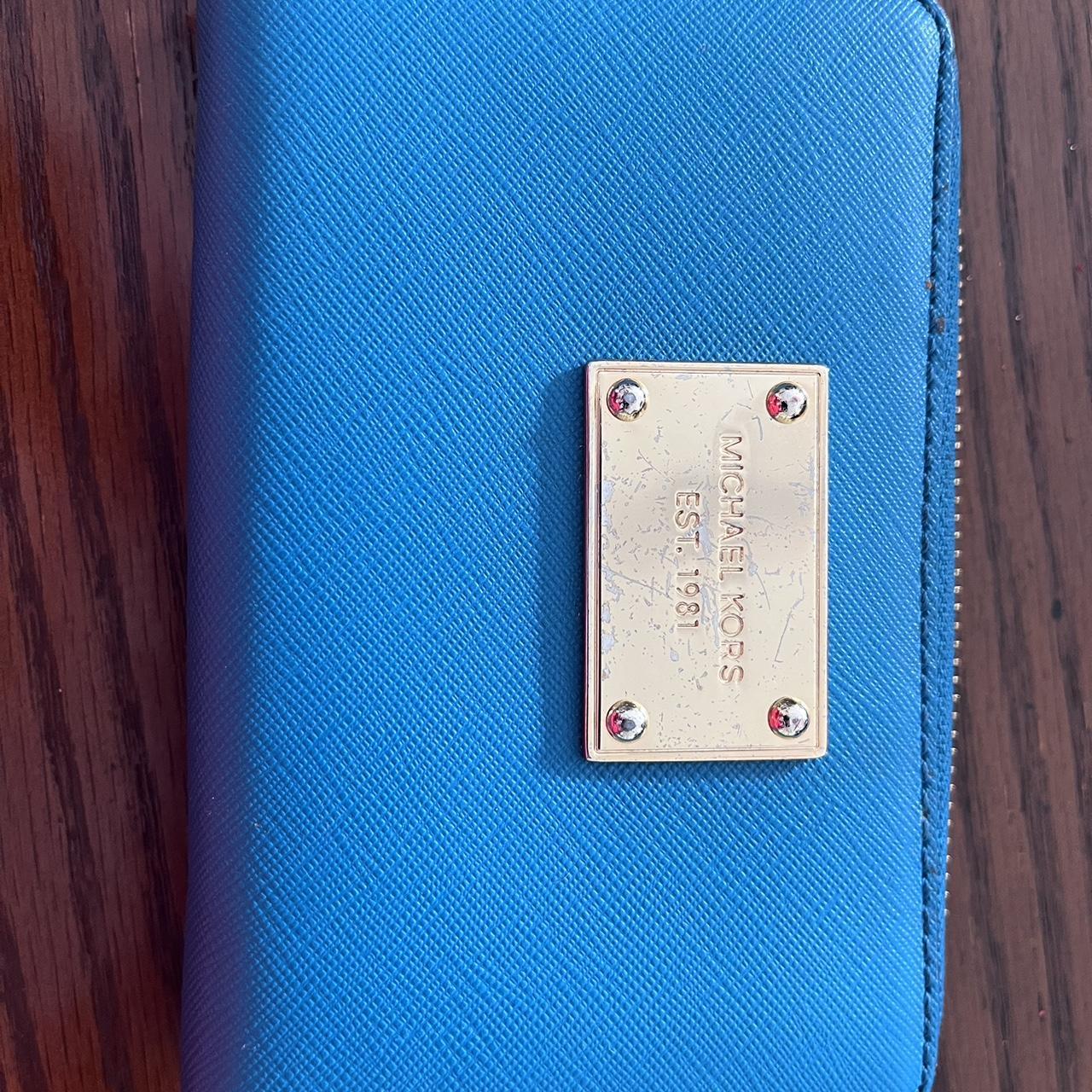 Michael kors hot sale turquoise wallet