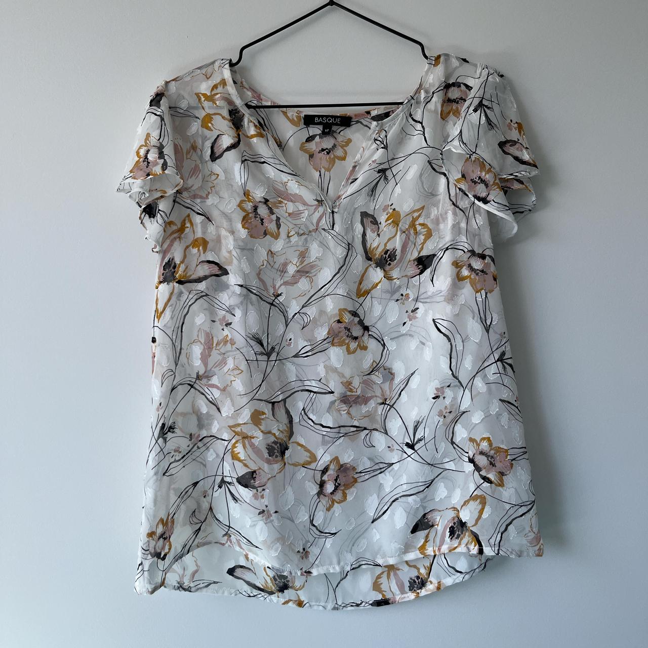 Basque t-shirt Women’s size 12 As new condition,... - Depop