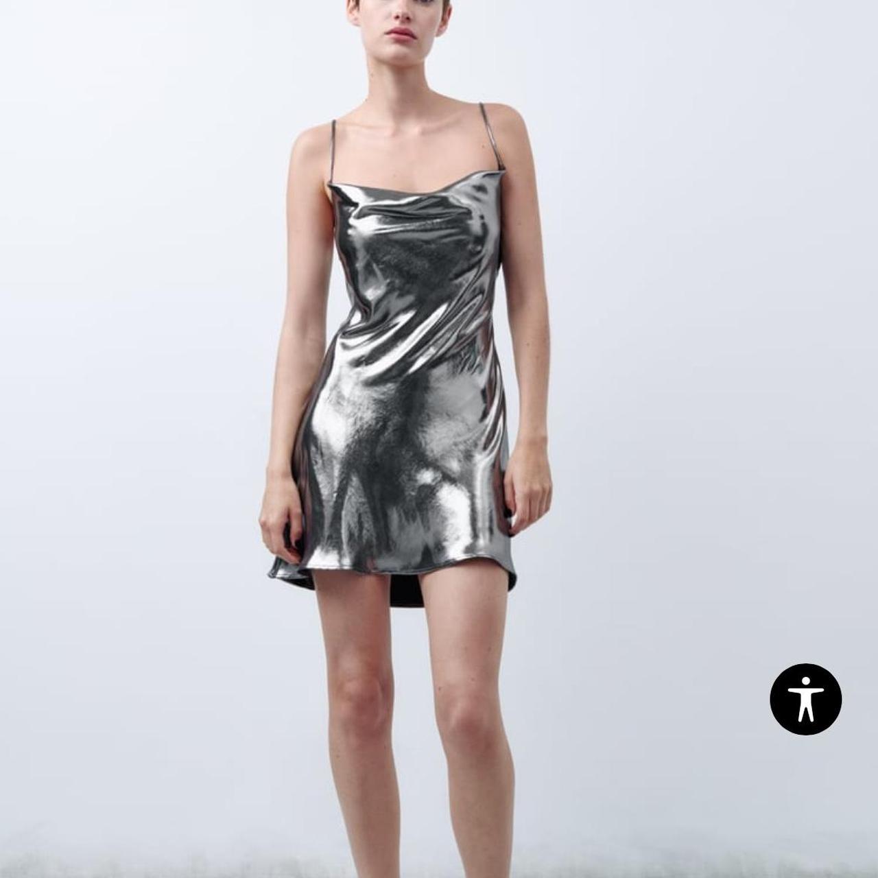 Silver orders zara dress