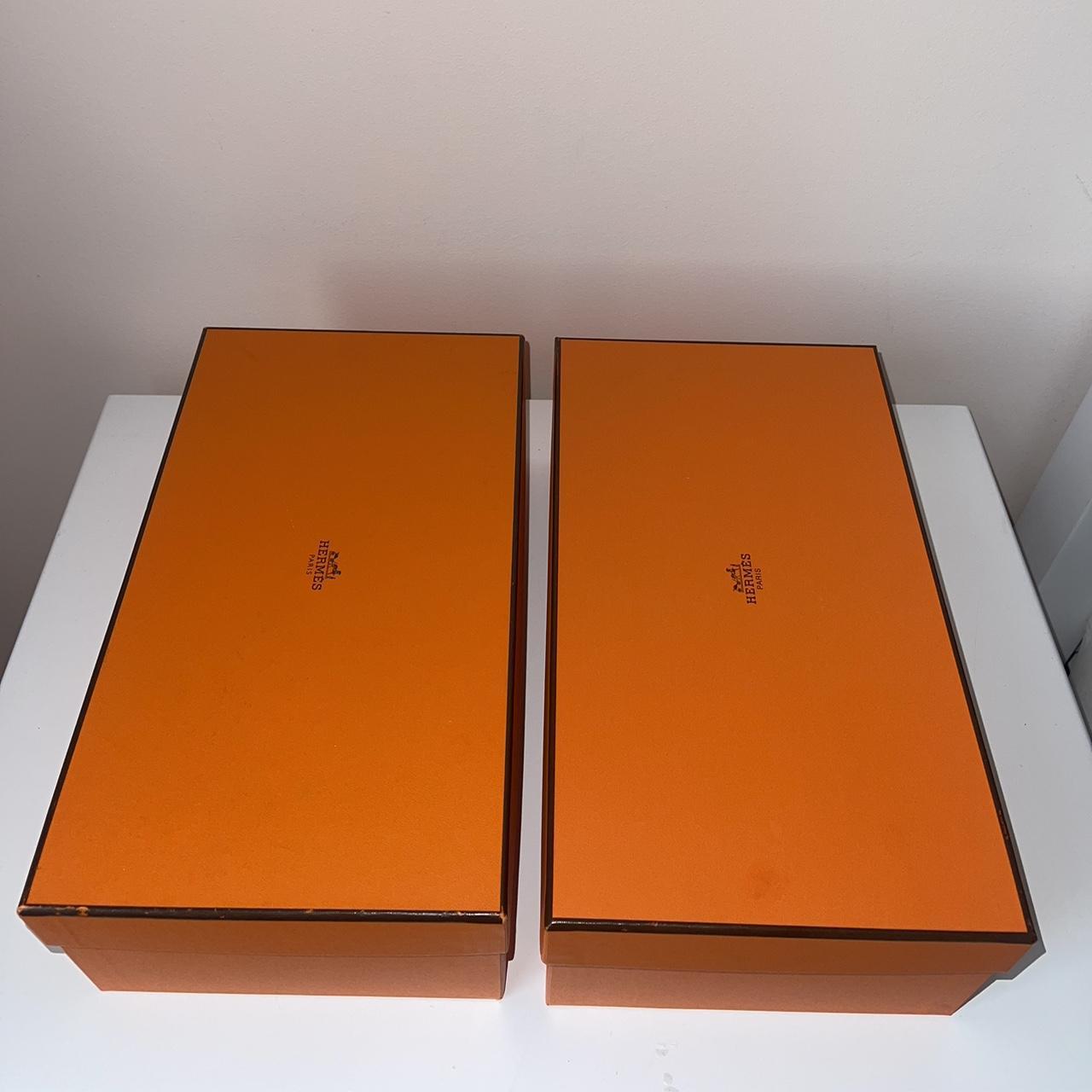 Deals 2 x Hermes empty boxes medium orange