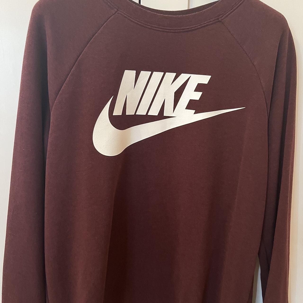 Maroon top nike jumpsuit