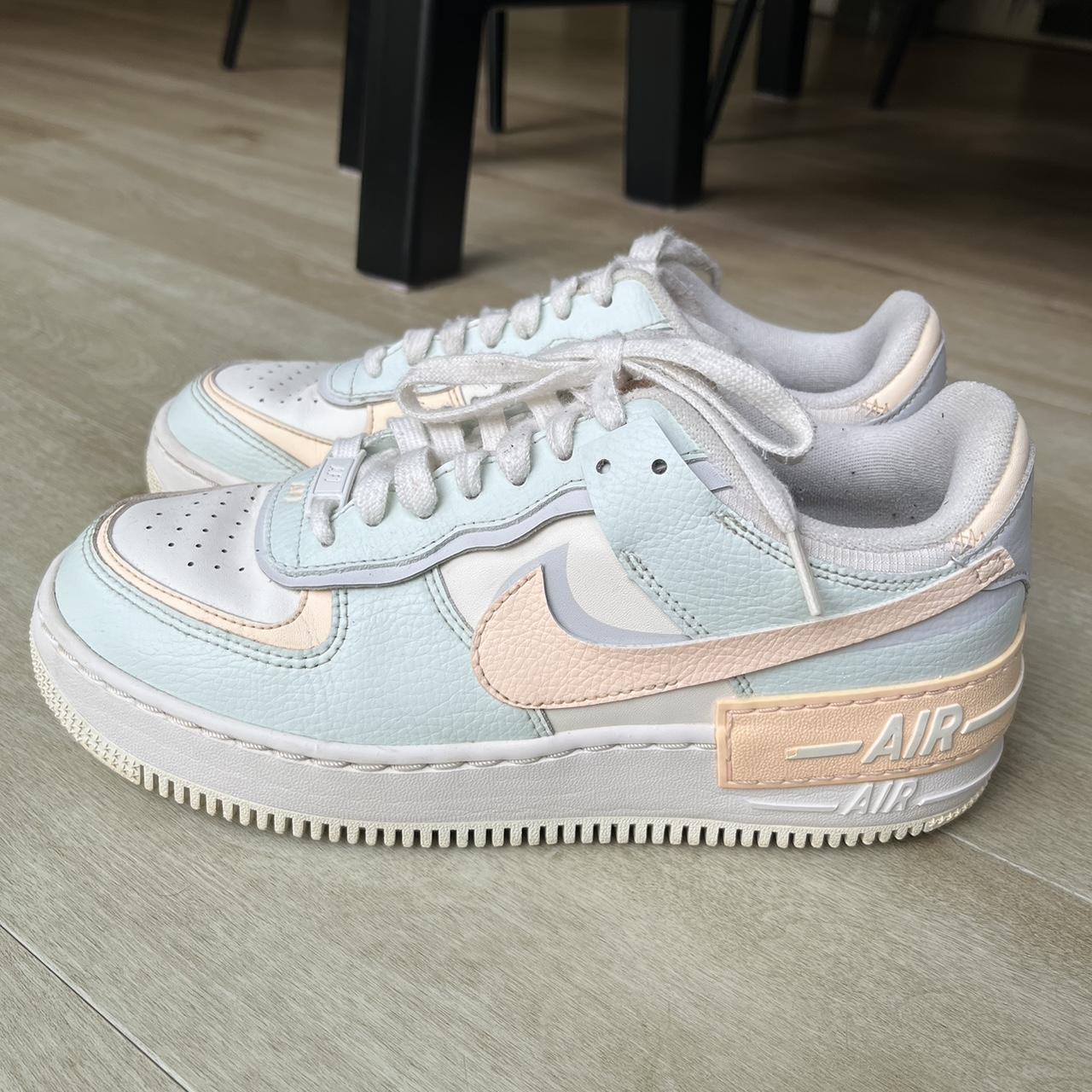 Nike Air Force 1 shadow pastel Colour block baby. Depop