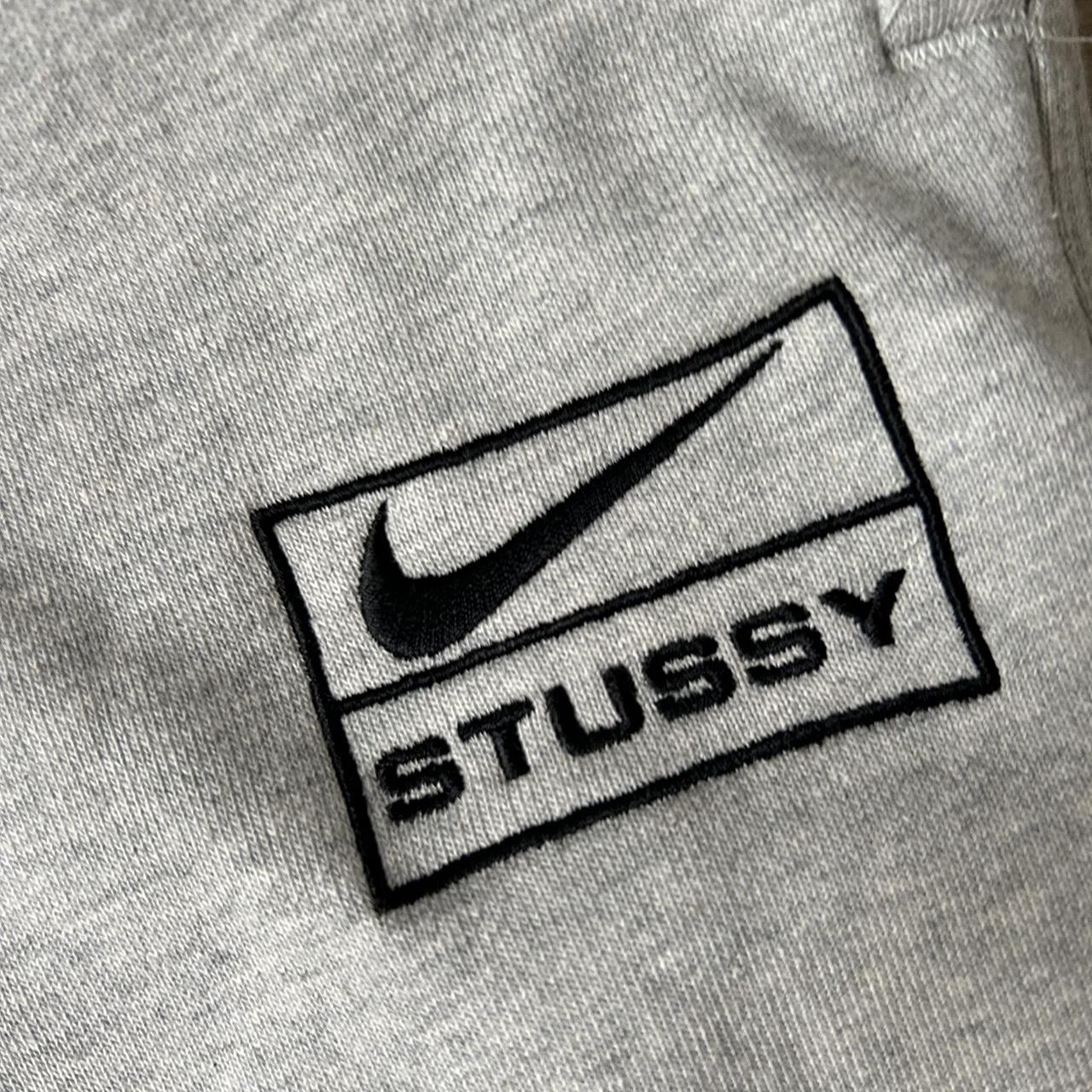 Nike X Stussy tracksuit bottoms Size L Colour: Grey... - Depop