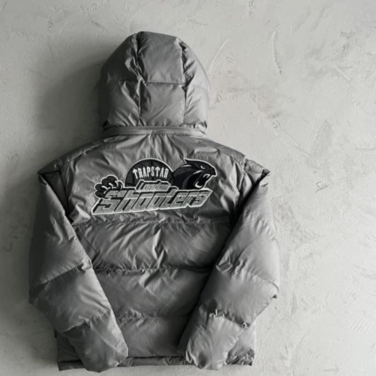 Trapstar grey shooters puffer... Depop