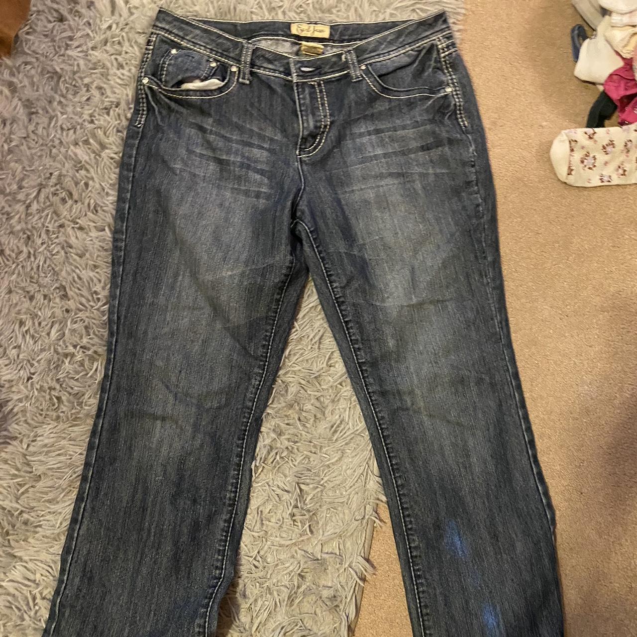 vintage low rise earl jeans size 10 super cute y2k Depop