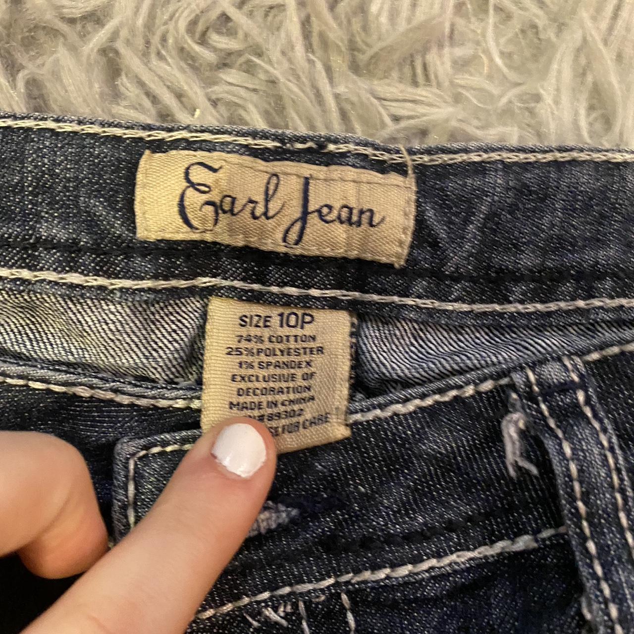 vintage low rise earl jeans size 10 super cute y2k Depop