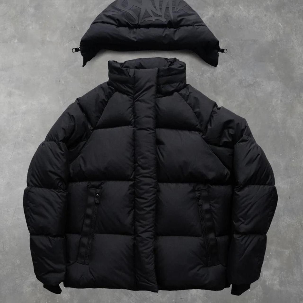 Syna world jacket Size medium Brand new Black Open... - Depop