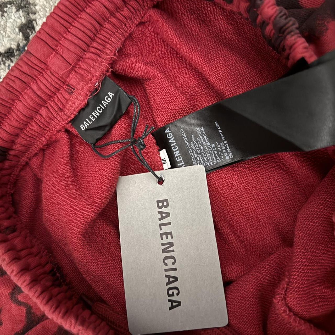 Balenciaga Skater Sweats In Red Brand New With Tag Depop