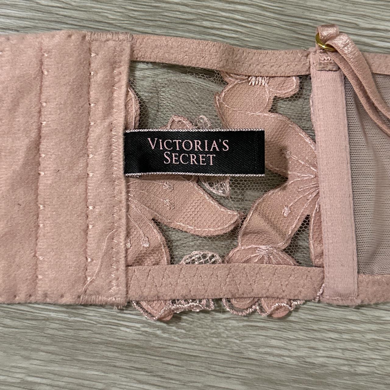 Victoria Secret Pink Lace Flower Set Depop