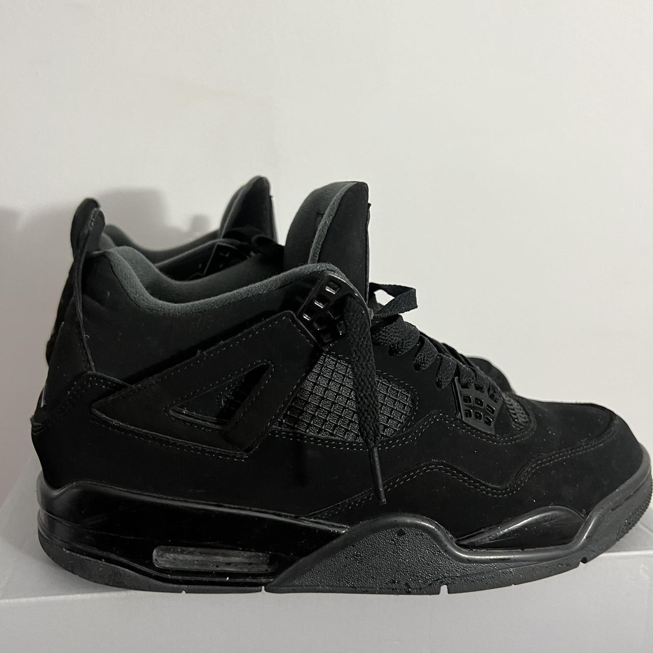 Jordan 4 “Black Cat” #jordan #sneakers #fashion... - Depop