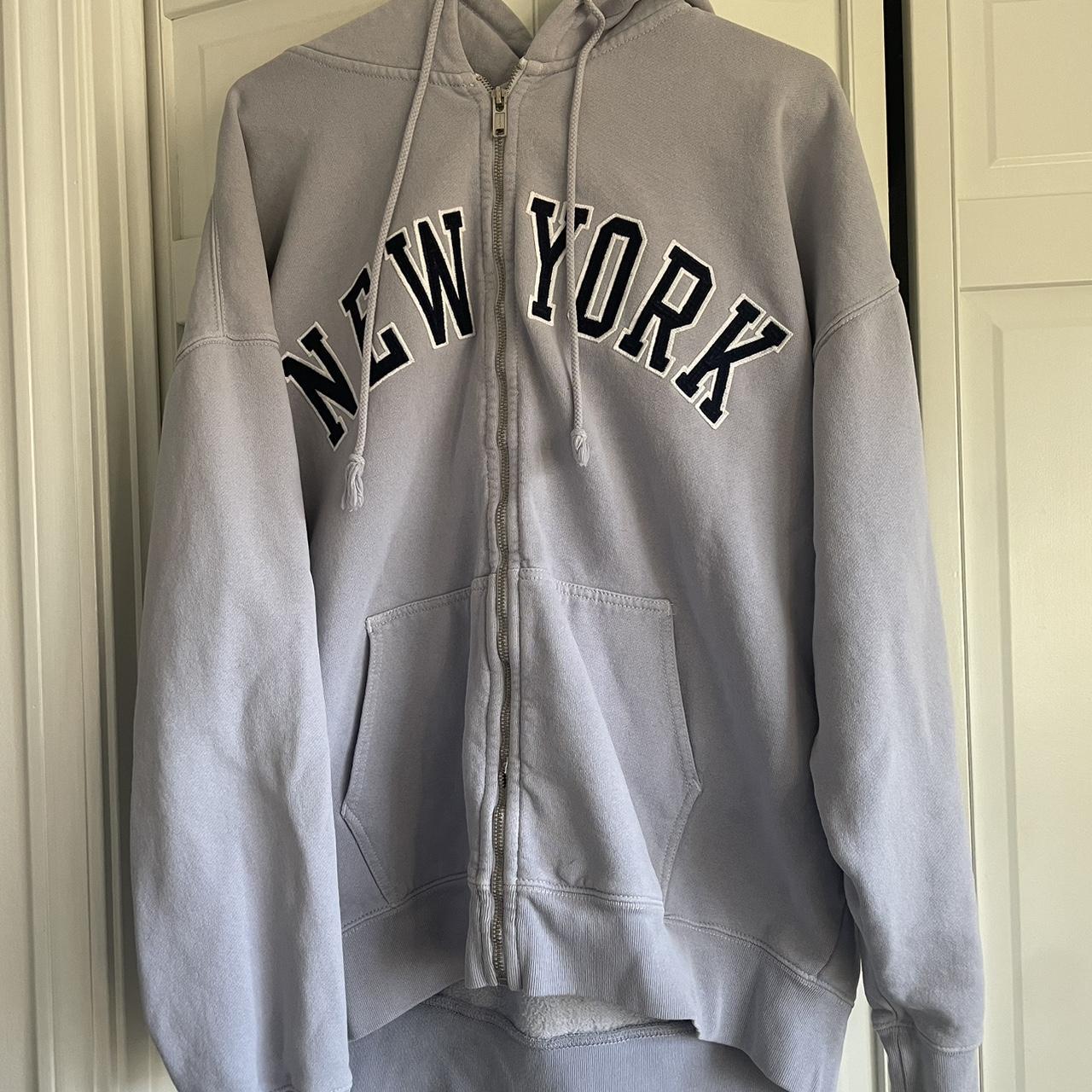 Brandy Melville NEW YORK zip up hoodie Super comfy... Depop