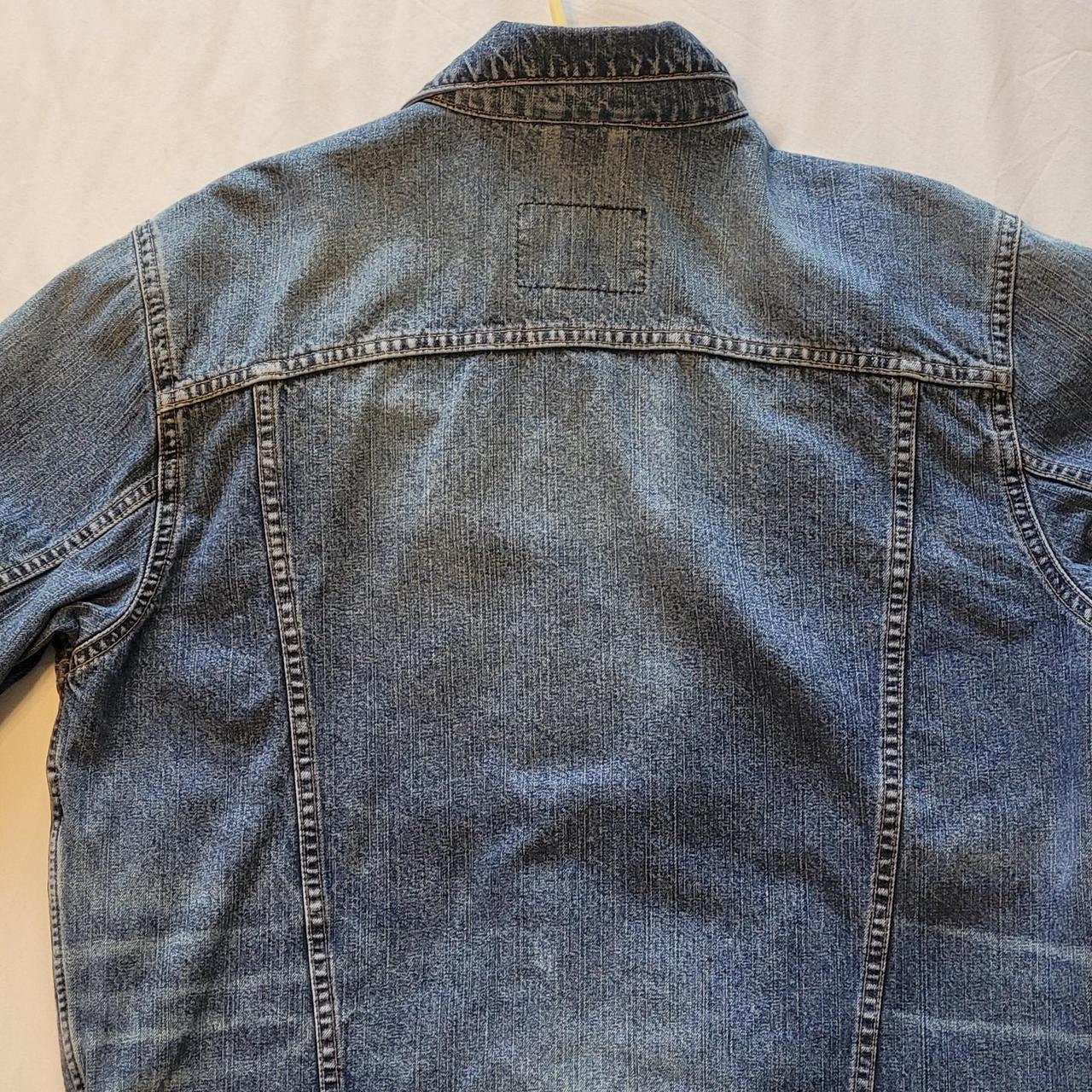 Express denim jacket in great shape - no cuts, holes... - Depop