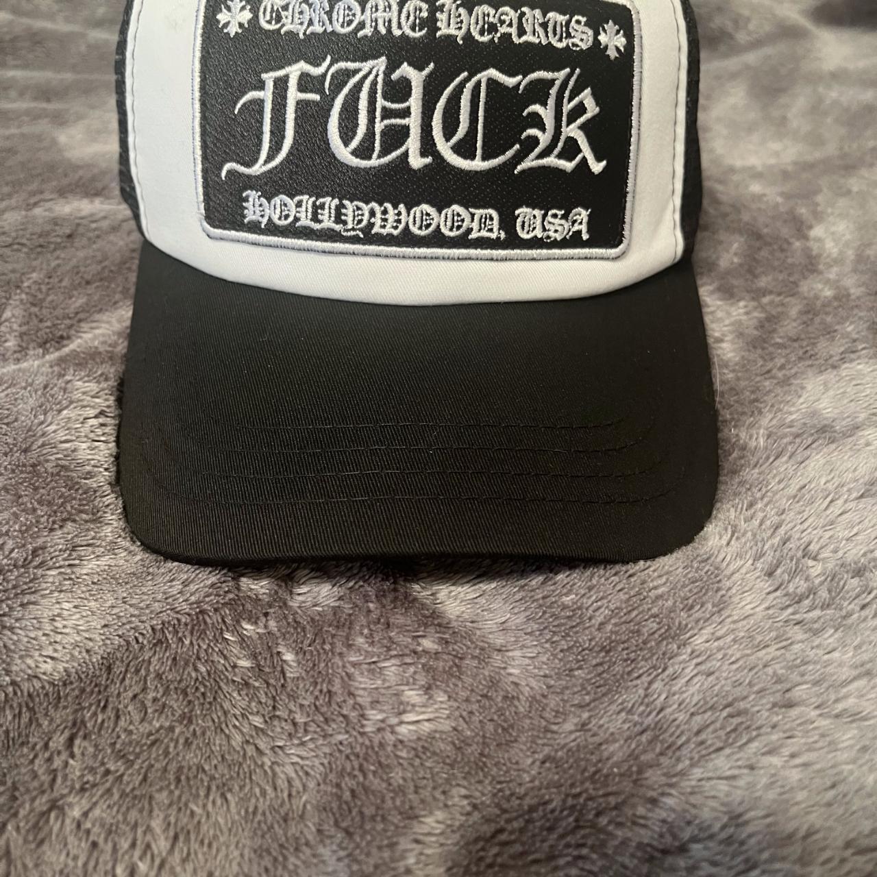 Chrome hearts F hat adjustable Fits All SEND... - Depop