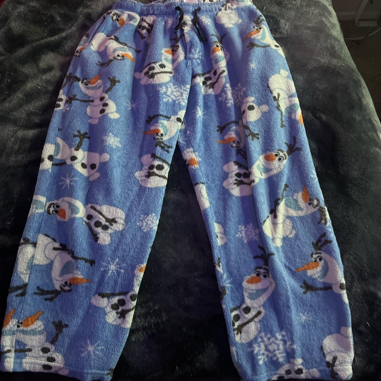 Walmart Olaf PJ Pants Size M comfy baggy... Depop